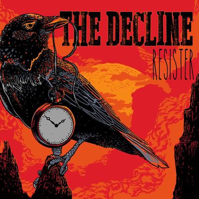The Decline - Resister (Pee Records, PV010) · LP · Opaque "Agent Orange" · Limited Edition