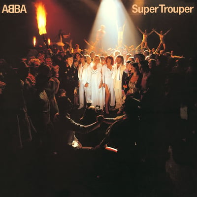 ABBA - Super Trouper / The Piper (Polar, POS 1274) · 7"