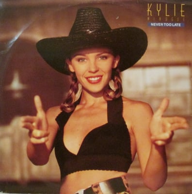 Kylie Minogue - Never Too Late (PWL Records, PWL 45) · 7" · Silver Injection Labels