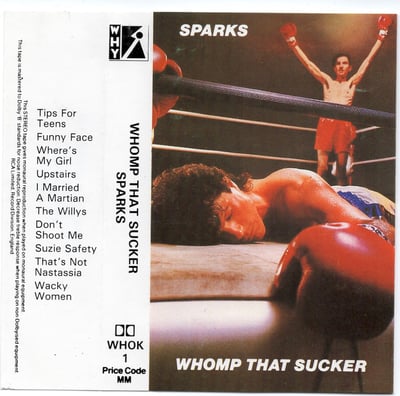 Sparks - Whomp That Sucker (RCA, AFL1-4091) · LP
