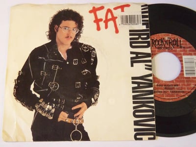 "Weird Al" Yankovic - Fat (Rock 'N' Roll Records, ZS4 07769) · 7" · Carrollton Pressing