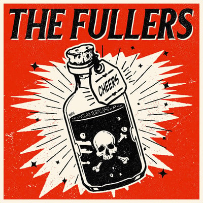 The Fullers - Cheers (SBÄM Records, SBÄM029) · LP · Red/Black Splatter on White Vinyl