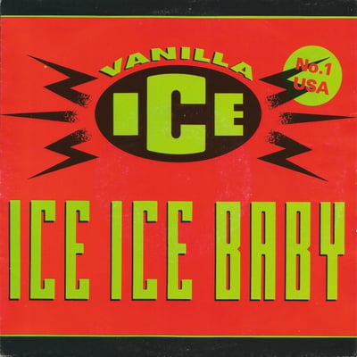 Vanilla Ice - Ice Ice Baby (SBK Records, V-19724) · 12" · Specialty Pressing