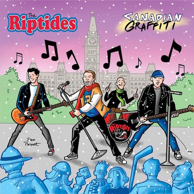 The Riptides - Canadian Graffiti (Something To Do Records, SOM05) · LP