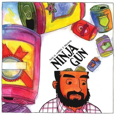 Ninja Gun / Whiskey & Co. - Under The Influence Vol. 2 (Suburban Home Records, SH 102-7) · 7" · Gold · Limited Edition