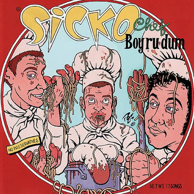 Sicko - Chef Boy Ru Dum (Top Drawer Records, TDRV19) · LP · Blue · Numbered, Reissue