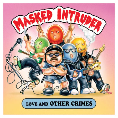 Masked Intruder - Love And Other Crimes (Pure Noise Records, PNE190) · 12" · Bone / Aqua Blue Galaxy · M/M