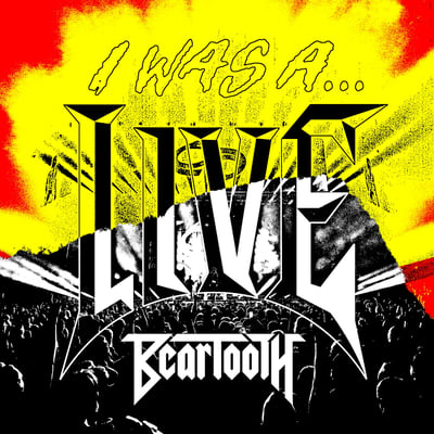 Beartooth - I Was A...Live (Red Bull Records, RBR1354VL) · 2xLP · Ice Blue With Lemon Center and Neon Orange Splatter · M/M · Limited Edition