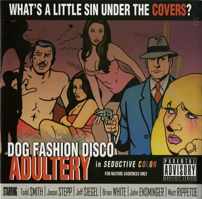 Dog Fashion Disco - Adultery (Rotten Records, 3027-1) · 2xLP · Gatefold Sleeve · NM/NM · Reissue