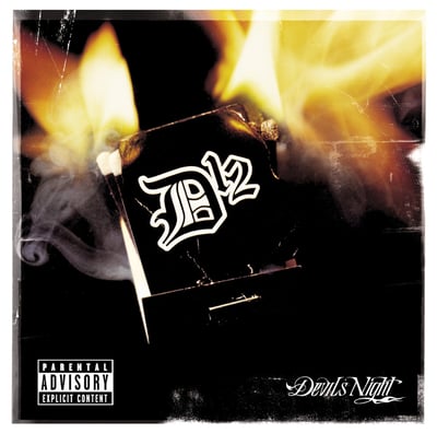 D12 - Devil's Night (Shady Records, 602488159425) · 2xLP · Orange w/ Red Marbled [Hell Fire], Gatefold · M/M · Club Edition, Deluxe Edition, Limited Edition, Numbered, Reissue