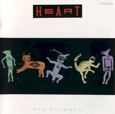 Heart - Bad Animals (Capitol Records, PJ-12546) · LP · VG+/VG+