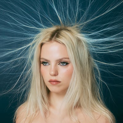 Reneé Rapp - Snow Angel (Interscope Records, B0038274-01) · LP · Blue [Light Blue Translucent], Alternate Artwork · M/M · Limited Edition