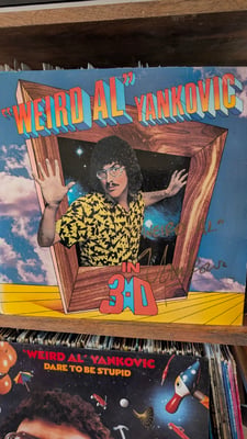 "Weird Al" Yankovic - In 3-D (Rock 'N' Roll Records, FZ 39221) · LP · Pitman Pressing