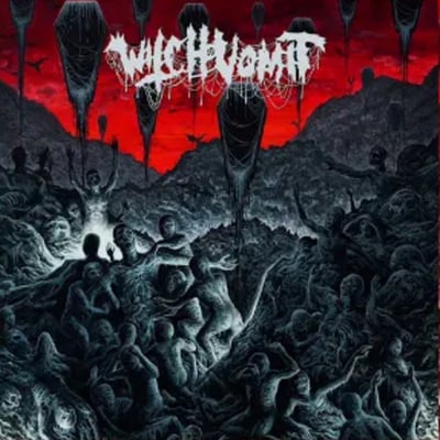 Witch Vomit - Abhorrent Rapture (20 Buck Spin, SPIN145) · 12" · Gray / Red / Black Tri-Color Merge · M/M · Limited Edition