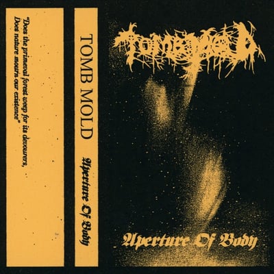 Tomb Mold - Aperture Of Body (20 Buck Spin, SPIN176) · 12" · Halloween Orange / Black Merge W/ Black Splatter · NM/NM