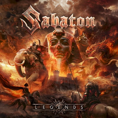 Sabaton - Legends (Better Noise Music, BNM-986-1) · LP · Orange & Black Splatter, 180 Gram · NM/NM · Limited Edition
