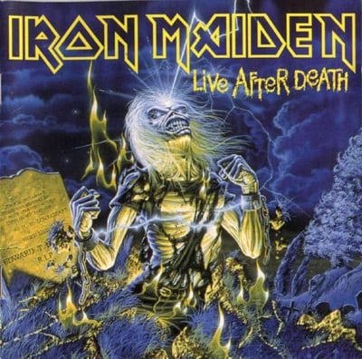 Iron Maiden - Live After Death (Capitol Records, R 263257) · 2xLP · Club Edition