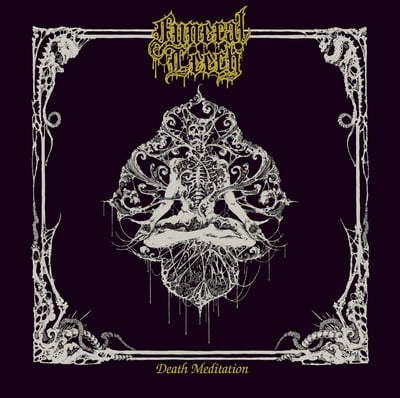Funeral Leech - Death Meditation (Carbonized Records, ASH010) · LP · Gold · NM/NM · Limited Edition, Repress