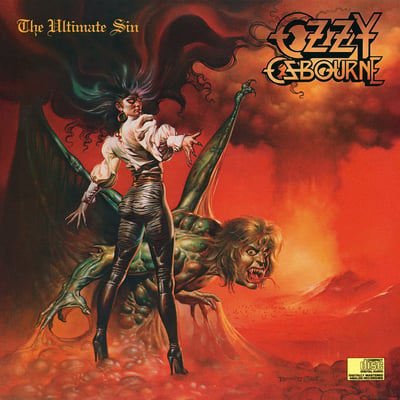 Ozzy Osbourne - The Ultimate Sin (CBS Associated Records, OZ 40026) · LP · Pitman Pressing