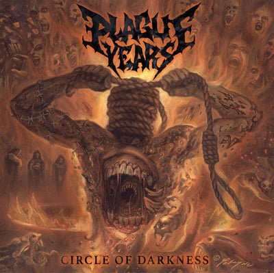 Plague Years - Circle Of Darkness (eOne, EOM-LP-46171) · LP · Red/Orange Swirl · M/M · Limited Edition