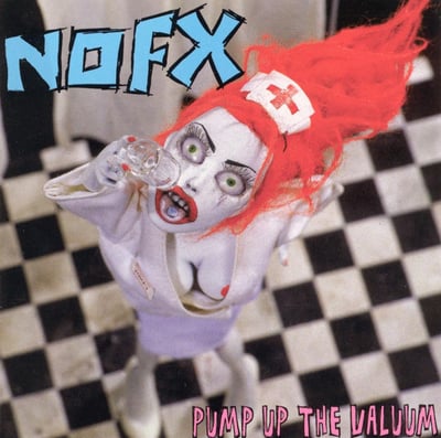NOFX - Pump Up The Valuum (Epitaph, 86584-1) · LP · Blue Marbled