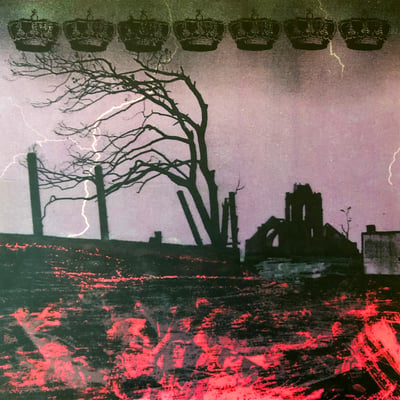 Gehenna - Upon The Gravehill (King Of The Monsters, KOTM 017) · 12" · Purple With Black Splatter · M/M · Limited Edition, Reissue