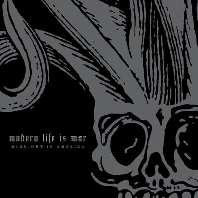 Modern Life Is War - Midnight In America (Lifeline Records, LLR-012) · LP · Grey Marble