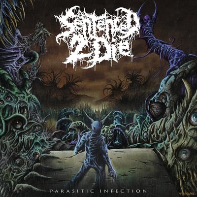 Sentenced 2 Die - Parasitic Infection (Maggot Stomp, MAG108) · LP · Brown / Clear · NM/NM