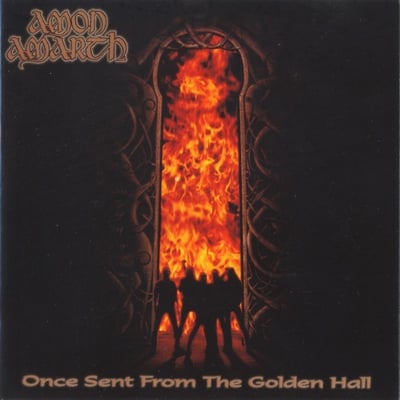 Amon Amarth - Once Sent From The Golden Hall (Metal Blade Records, 3984-14133-1) · LP · Clear Red / Blue Marbled Vinyl · M/NM · Club Edition, Limited Edition, Reissue, Remastered