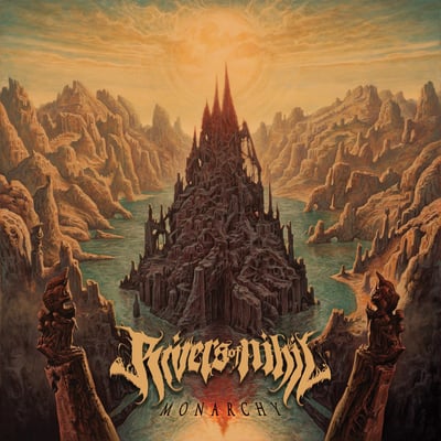 Rivers Of Nihil - Monarchy (Metal Blade Records, 3984-15383-6) · LP · Electric Blue With Mustard Splatter · Limited Edition, Reissue