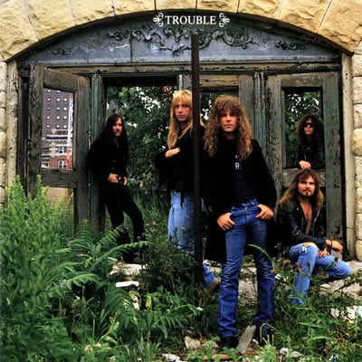 Trouble - Trouble (Metal Blade Records, MBR 1019) · LP · White · VG+/VG