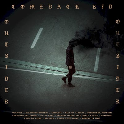 Comeback Kid - Outsider (New Damage Records, NDRV051) · LP · Orange w/ Black & White Splatter · Limited Edition