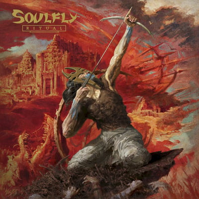 Soulfly - Ritual (Nuclear Blast Entertainment, NE 4579) · LP · Red / Black Marbled · Limited Edition