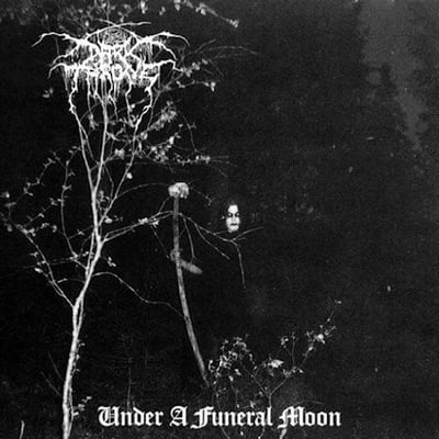 Darkthrone - Under A Funeral Moon (Peaceville, VILELP900) · LP · Silver · M/M · Club Edition, Limited Edition, Reissue