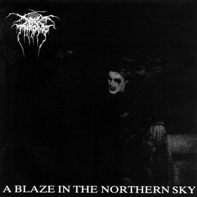 Darkthrone - A Blaze In The Northern Sky (Peaceville, VILELP952) · LP · Blue Translucent · M/M · Club Edition, Limited Edition, Reissue