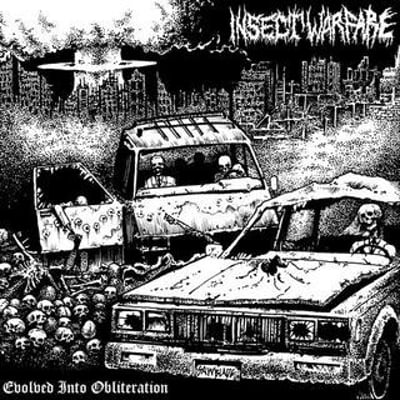Insect Warfare - Evolved Into Obliteration (Rescued From Life Records, RFL74) · 12"