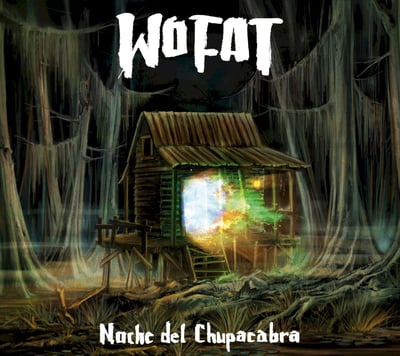 Wo Fat - Noche Del Chupacabra (Ripple Music, RIPLP248) · LP · Clear With Black And White Splatter · Club Edition, Limited Edition, Reissue, Remastered
