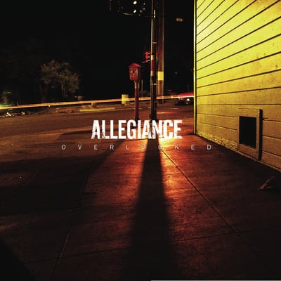 Allegiance - Overlooked (Rivalry Records, RVL012) · LP · Yellow w/ Red Splatter · NM/NM · Repress