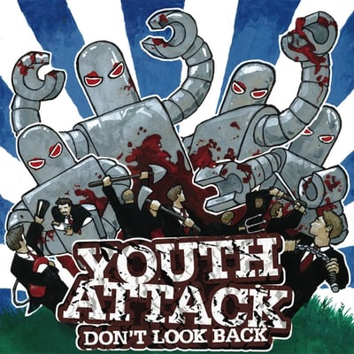 Youth Attack - Break The Ice (Think Fast! Records, TFR009) · 7" · Blue