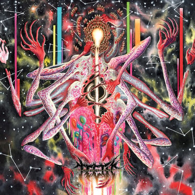 Teeth - The Curse Of Entropy (Translation Loss Records, TL1541-V5) · 12" · Red / Black / White Tricolor Merge w/ Splatter · M/M · Limited Edition, Repress