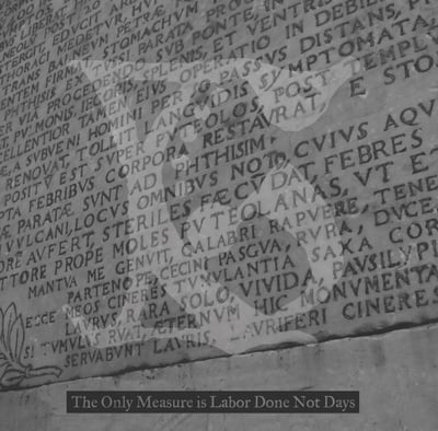 Ghostlimb - The Only Measure Is Labor Done Not Days (Vitriol Records, VIT052) · 12" · Blue Ice · M/M · Reissue