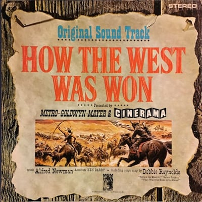 Alfred Newman , Debbie Reynolds , Ken Darby - How The West Was Won, Original Soundtrack (MGM Records, 1E5) · LP · VG+/VG+