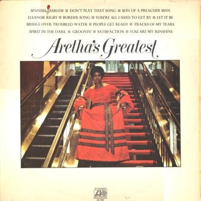 Aretha Franklin - Aretha's Greatest Hits (Atlantic, SD 8295) · LP · CRC, Terre Haute Pressing · Club Edition