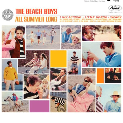 The Beach Boys - All Summer Long (Capitol Records, T 2110) · LP · Scranton Pressing · G+/VG