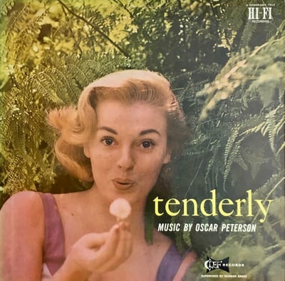 Oscar Peterson - Tenderly (Clef Records, MG C-696) · LP · VG/G+
