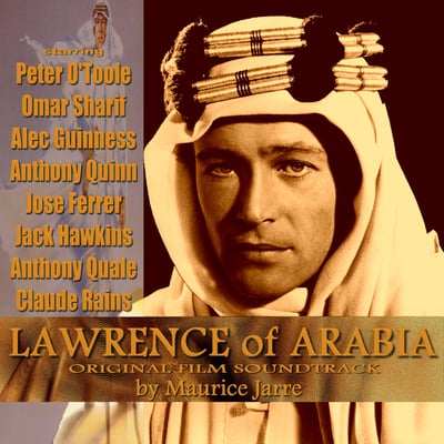 Maurice Jarre With London Philharmonic Orchestra - Original Soundtrack Recording: Lawrence Of Arabia (Colpix Records, SCP 514) · LP · VG+/VG+