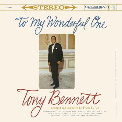 Tony Bennett - To My Wonderful One (Columbia, CL 1429) · LP · VG+/VG+