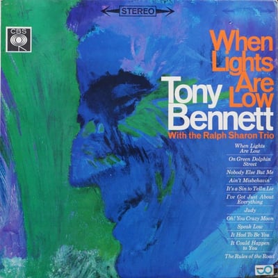 Tony Bennett With The Ralph Sharon Trio - When Lights Are Low (Columbia, CS 8975) · LP · Pitman Pressing · VG/VG