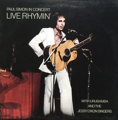 Paul Simon With Urubamba And The Jessy Dixon Singers - Paul Simon In Concert Live Rhymin' (Columbia, PC 32855) · LP · Terre Haute Pressing · VG/VG