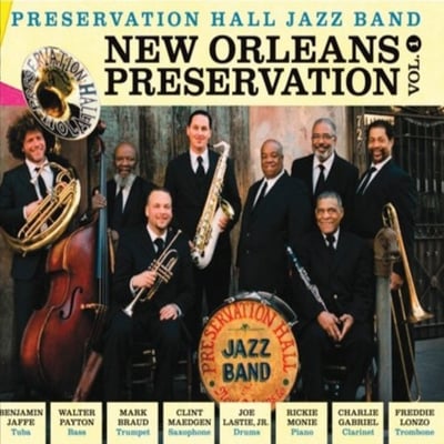 Preservation Hall Jazz Band - New Orleans, Vol. 1 (Columbia Masterworks, M 34549) · LP · Carrollton Pressing · VG+/VG+ · Reissue